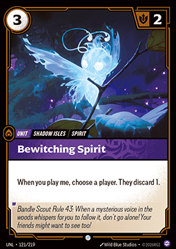 Singles Trading Card Games - Bewitching Spirit Unleashed - Singles 121 FOILED