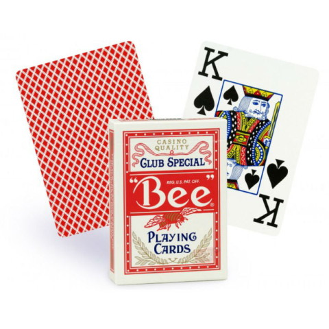 Bicycle - Bee Jumbo Poker Cards Red/Blue [1]