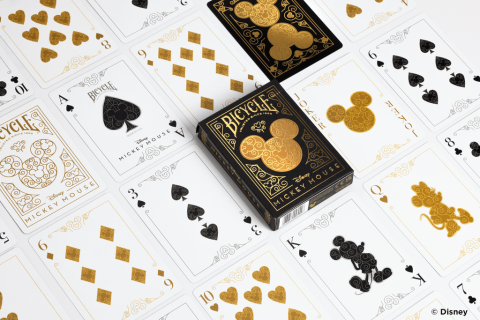Bicycle – Mickey Mouse Black & Gold Playing Cards [2]