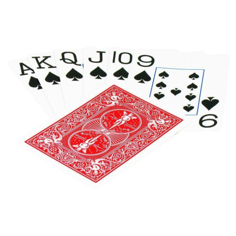 Bicycle – Prestige Jumbo Poker Playing Cards (Red / Blue) [4]