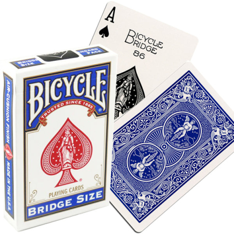 Carti de joc - Bicycle - Rider Back Bridge Size Poker Cards Rosu/Albastru