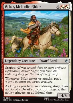 Magic: The Gathering Singles - Bifur, Melodic Rider The Hobbit - Singles 147 FOILED