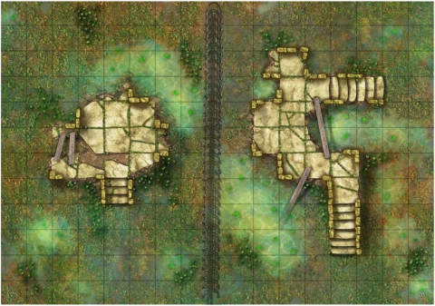 Big Book of Battle Mats: Wrecks & Ruins – Carte cu 60 de harti RPG [2]