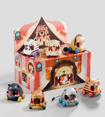 Big Top Chomps Mini Figures S1 6 cm Blind Box Display (6) [6]