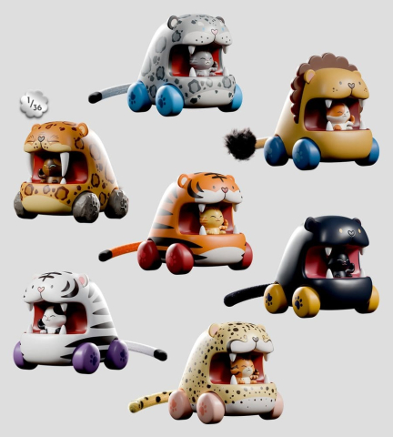 Big Top Chomps Mini Figures S1 6 cm Blind Box Display (6) [11]