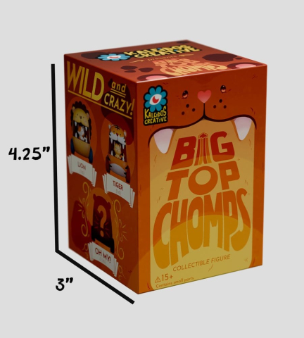 PRECOMENZI - Big Top Chomps Mini Figures S1 6 cm Blind Box Display (6)