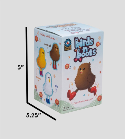 Birds N Boots Mini Figures 8 cm Blind Box Display (4) [5]