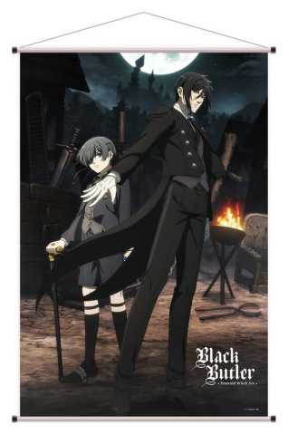 PRECOMENZI - Black Butler: Emerald Witch Arc Wallscroll Sebastian & Ciel 60 x 90 cm