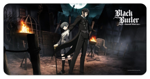 PRECOMENZI - Black Butler: Emerald Witch Arc XXL Mousepad Sebastian & Ciel 80 x 40 cm