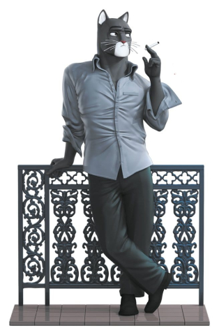 PRECOMENZI - Blacksad Resin Statue Blacksad on the Balcony 24 cm