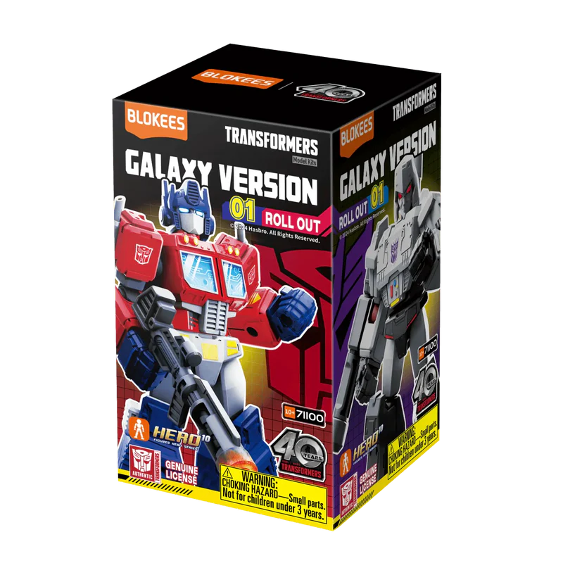 Noutati - Blind Box Figurina de construit Transformers Galaxy Version 01 Roll Out Blokees