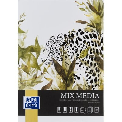 Rechizite, Creativitate, Hobby - Bloc desen Mix Media A4 – 25 file, 225g/mp, colectia Artistic Oxford
