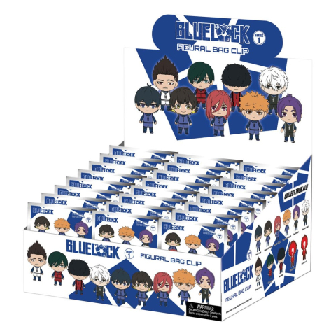 Blue Lock 3D PVC Bag Clips Series 1 Display (24) [1]