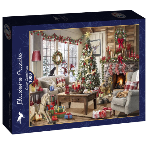 Puzzle 1000 piese - Bluebird Puzzle – Cozy Christmas 1000 Pieces