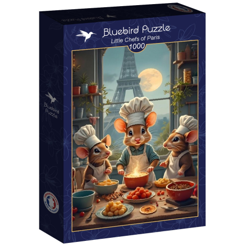 Puzzle - Bluebird Puzzle – Little Chefs of Paris 1000 Pieces