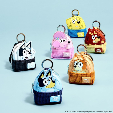 Fashion & Accessories - Bluey by Loungefly Keychains Mini Backpack Blind Box Assortment (15)