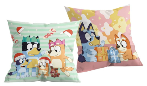 PRECOMENZI - Bluey Pillow Family Christmas 40 x 40 cm