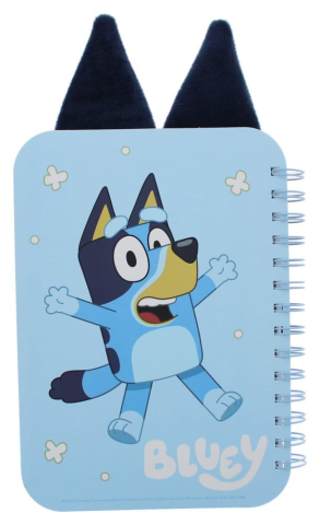 Casa si Cadouri - Bluey Plush Notebook Blue