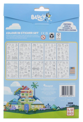 Bluey Sticker Colouring Set [1]