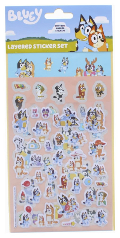 Casa si Cadouri - Bluey Sticker Set