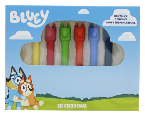 Bluey Wax Crayons 6-Pack [2]