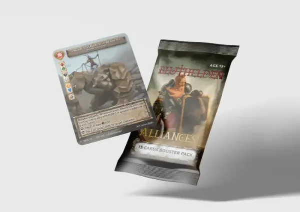 Alte TCG-uri - Bluthelden Alliances booster individual EN 15 carti imagine informativa