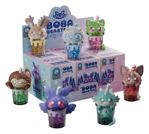 Boba Beasteas Keychain 8 cm Blind Box Display (8) [1]