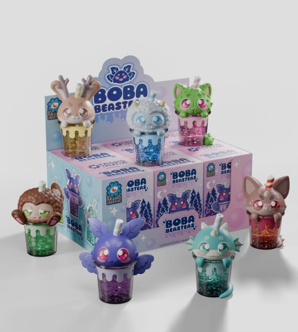 Boba Beasteas Keychain 8 cm Blind Box Display (8) [2]