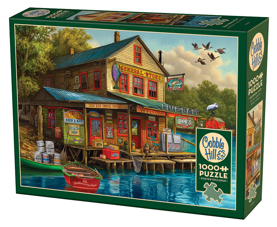 Puzzle 1000 piese - Bobs Beer & Bait – Puzzle 1000 piese