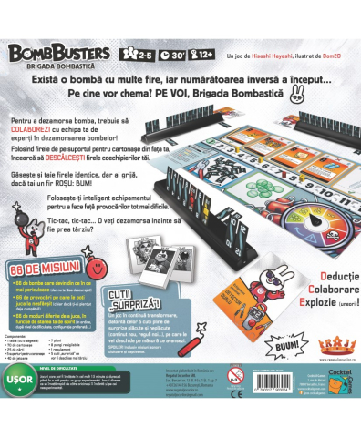 Bomb Busters – Joc cooperativ de deductie, in limba romana [1]