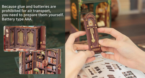 Book Nook Owl Bookstore 17 x 12 cm [8]