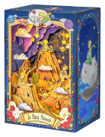 PRECOMENZI - Book Nook The Little Prince Planet Limited Edition 18 x 12 cm