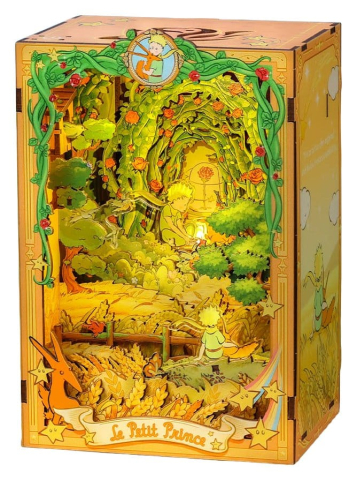 PRECOMENZI - Book Nook The Little Prince Rose Garden Limited Edition 18 x 12 cm