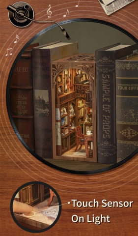 Book Nook The Secret Rhythm 23 x 11 cm [10]