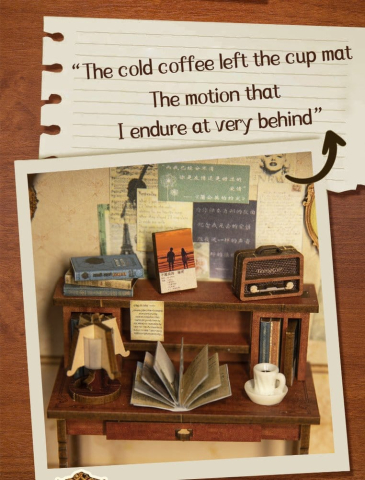 Book Nook The Secret Rhythm 23 x 11 cm [6]