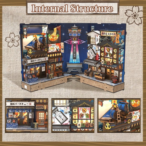 Book Nook Tsutenkaku Ichiban Street 23 x 12 cm [5]