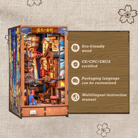 Book Nook Tsutenkaku Ichiban Street 23 x 12 cm [4]