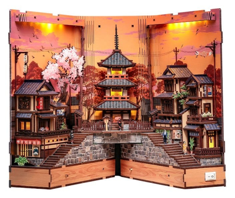 Book Nook Twilight Sakura Path 23 x 12 cm [5]