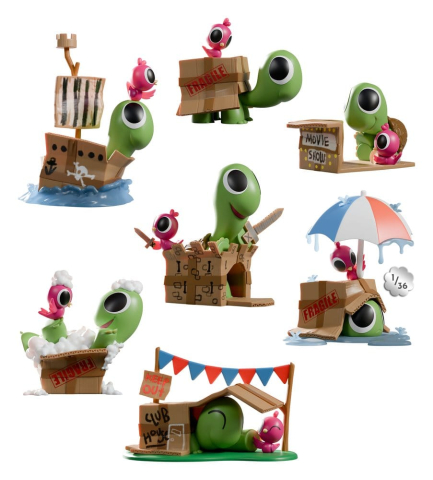 Box Turtle and Bird Mini Figures S1 9 cm Blind Box Display (6) [3]