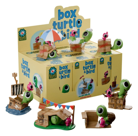 Box Turtle and Bird Mini Figures S1 9 cm Blind Box Display (6) [2]
