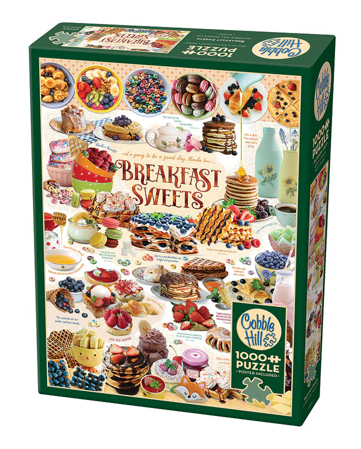 Puzzle 1000 piese - Breakfast Sweets – Puzzle 1000 piese