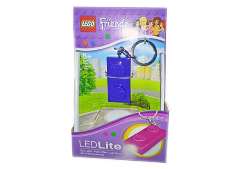 LEGO - Breloc cu lanterna LEGO Friends placa indigo (LGL-KE52F-I)