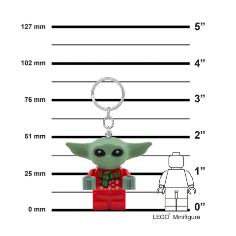 Breloc cu LED LEGO Grogu Baby Yoda [4]