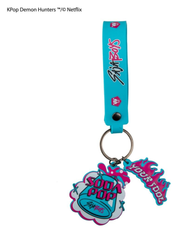 Pop Culture - Breloc KPop Demon Hunters Soda Pop Wristlet Keychain oficial