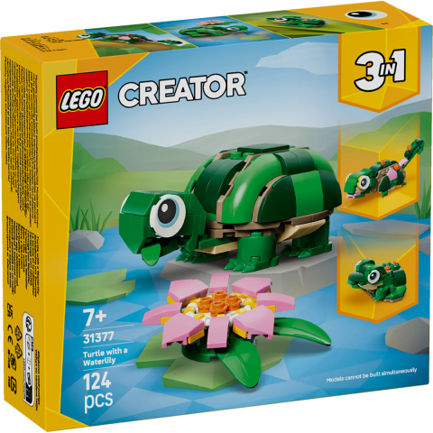LEGO Creator 3 in 1 Broscuta testoasa cu floare de nufar 31377 [1]