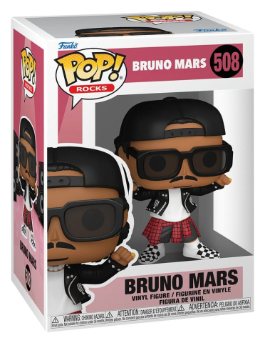 PRECOMENZI - Bruno Mars POP! Rocks Vinyl Figure (APT.) 9 cm