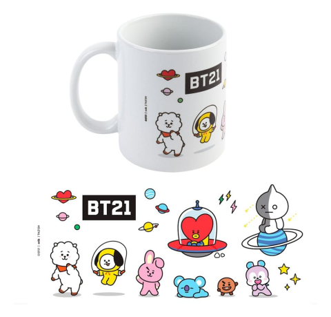 PRECOMENZI - BT21 Mug Universtar 350 ml