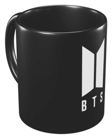 PRECOMENZI - BTS Logo White Mug 350 ml