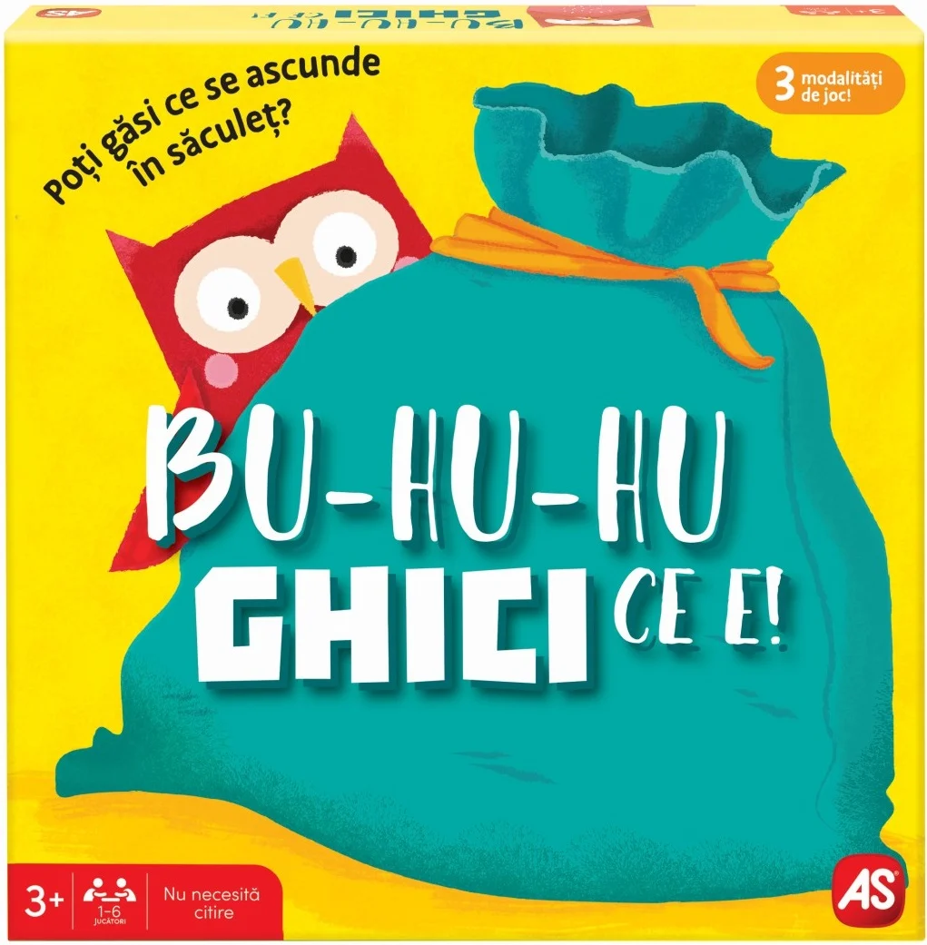 Noutati - Bu-Hu-Hu Ghici ce e! - Joc de Recunoastere Tactila pentru Copii