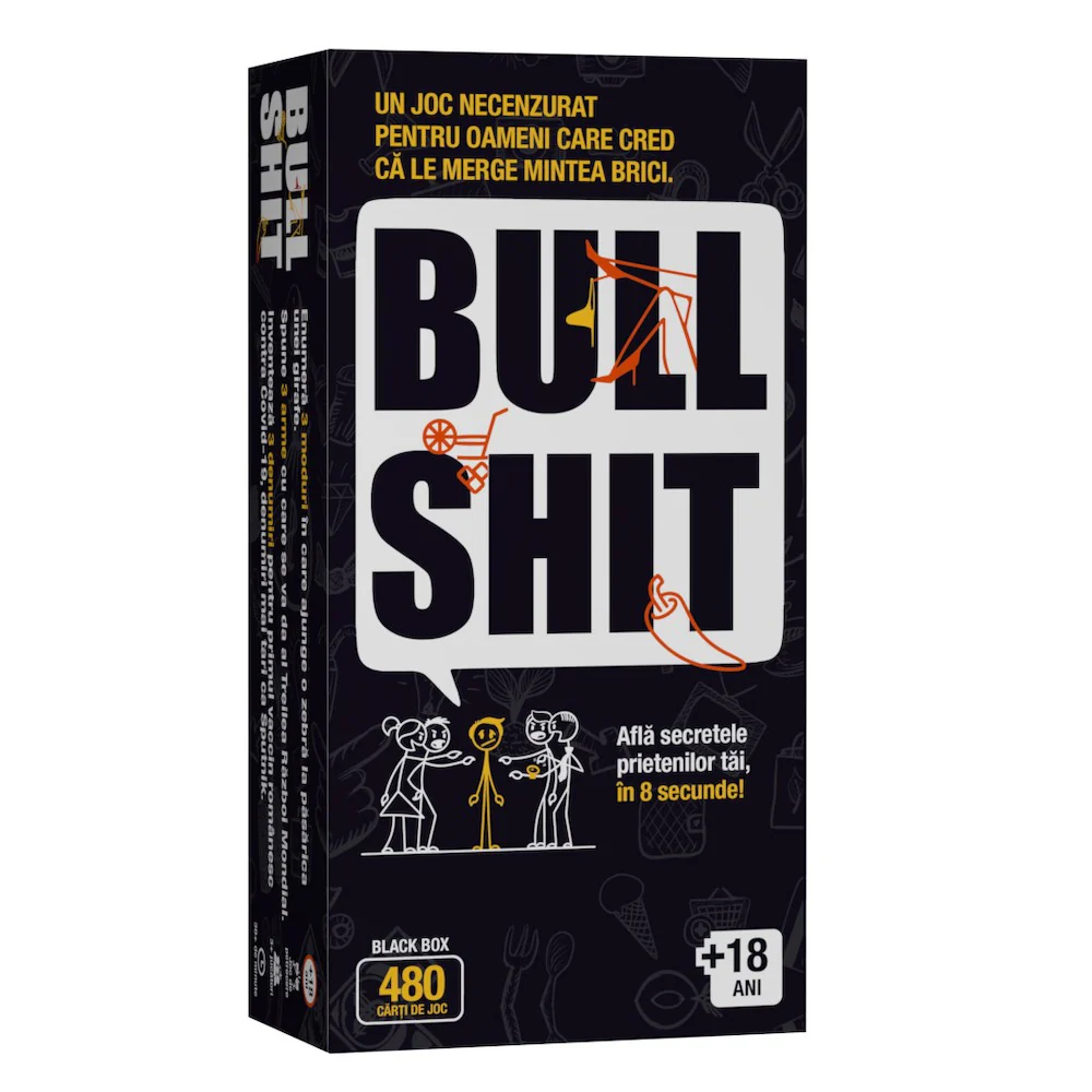 Board Games - Bullshit – Joc de petrecere amuzant si necenzurat (editie in limba romana)